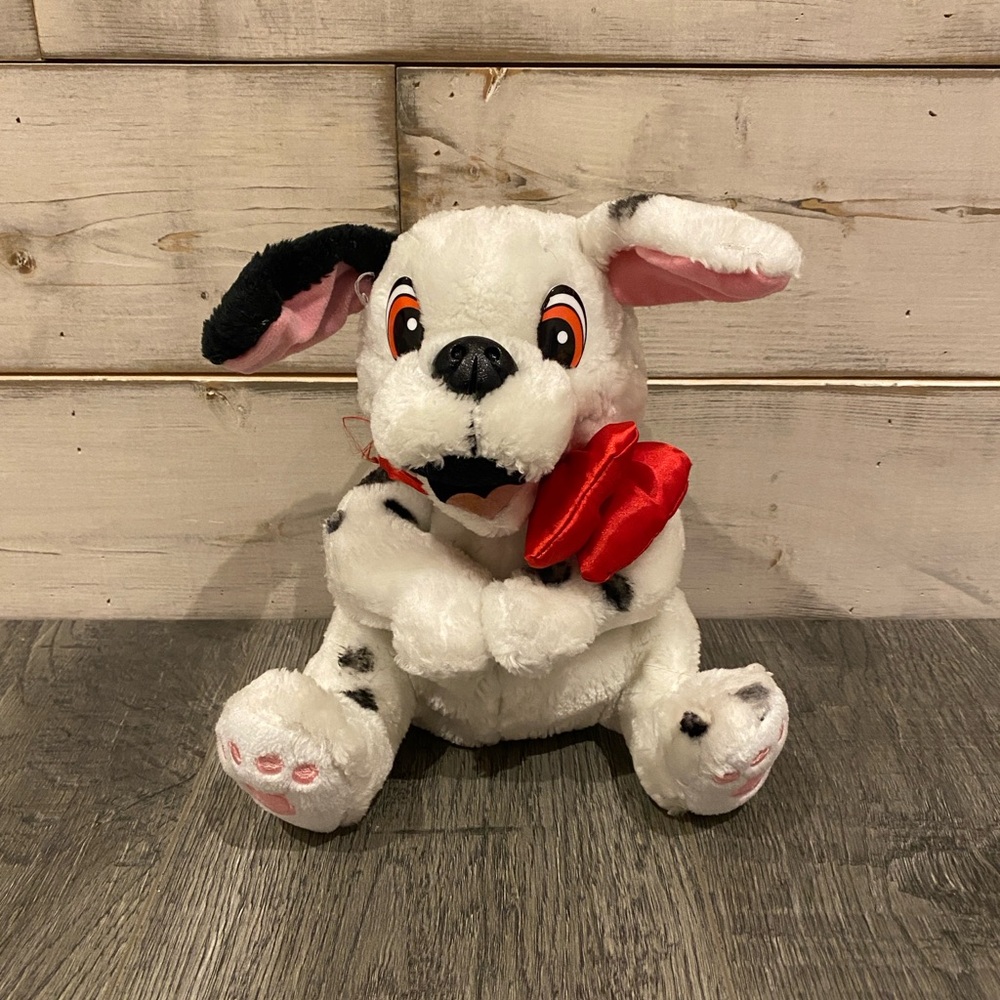 Vintage Disney Eaton Company Plush 101 Dalmatians Puppy Present Reversible toy